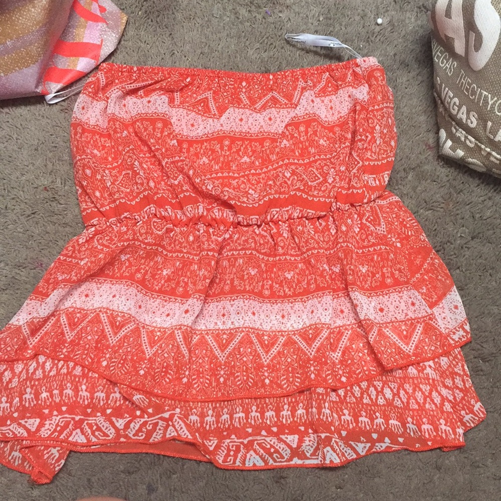 Crop top with flare